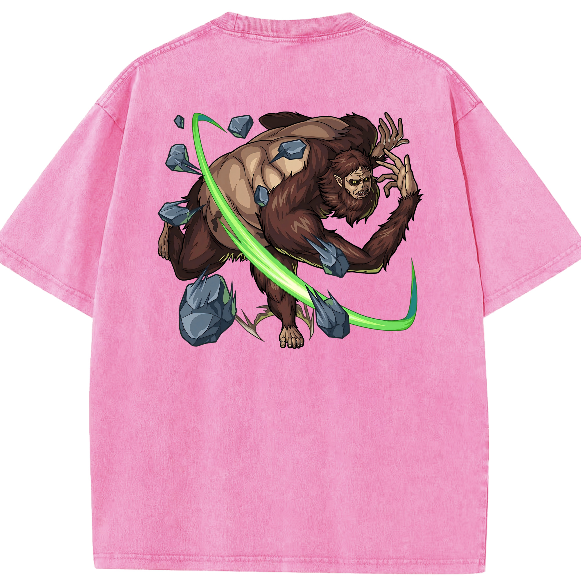 （画像用） 進撃の巨人 Attack on Titan 綿100% ヴィンテージ風 半袖Tシャツ（背面プリント）